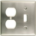 thumbnail image 2 of 791ORB Double Toggle and Outlet Switch Plate Oil Rubbed Bronze Finish, 2 of 2