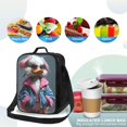 thumbnail image 4 of Disketp Lady Duck Bolsa Térmica Estampada para Almuerzo, Lonchera para Hombres y Mujeres Adultos, 4 of 7