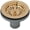English Gold, variant on Rohl 735WH Basket Strainer without Pop-Up Manual Operation, White