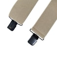 thumbnail image 3 of Heavy Duty Work Suspenders For Men Big And Tall 2 Inch Wide Adjustable Khaki Suspenders, 3 of 7
