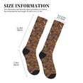 thumbnail image 2 of Lsque Autumn Pinecone Plants Pattern Sport Compression Socks for Men & Women 15-20 mmHg Knee High Nurse Pregnant Running Medical and Travel Athletic, 2 of 6