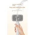 thumbnail image 2 of Burculy Multi-Function Self-Cleaning Pet Grooming Brush for Cats & Dogs, White, 2 of 9