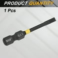 thumbnail image 3 of Uxcell SL3.5 Slotted Impact Screwdriver Bits 1/4" Hex Shank 2" Long Magnetic Bit, 3 of 7