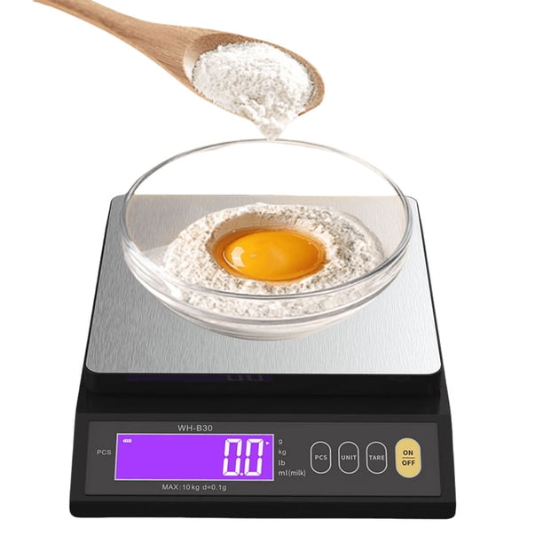 Báscula Gramos Alta Precisión 10kg/1g Con Acero Inoxidable para Y Hornear