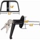 thumbnail image 2 of Shed Door Handle Lock Kit 4-1/2" L Handle With 2 Keys And 2 Screws Tw, 2 of 4
