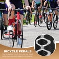 thumbnail image 4 of Uxcell 4 Pack Aluminum Alloy Bike Pegs Anti-Skid Fit 3/8 inch Axles with Circle Black, 4 of 7