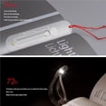 thumbnail image 3 of Yuarrent Mini Ultra Thin LED Book Light Bombillas de lectura Tarjeta de novedad Linterna Funny Night Light Bookmark Lamp Iluminación y accesorios Yuarrent HA016875-00, 3 of 6