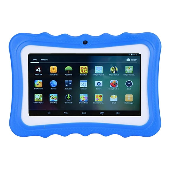 Blue 7 Inch Android Tablet With Wifi, 1Gb Ram 16Gb Storage, Dual Core Processor, Hd Screen, Kids Learning Tablet