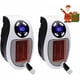 thumbnail image 1 of BR Mini calentador de cerámica de 500 W - Portátil, económico con termostato y temporizador - Ideal para oficina, dormitorio, sala de estar - Blanco (control remoto incluido), 1 of 5