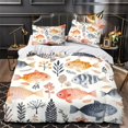 thumbnail image 3 of Home Bedding Set Fish Shell Comforter Cover Set Teen Adult Creative Seafloor Bedspreads,Full (80"x90"), 3 of 5