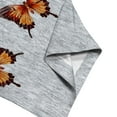 thumbnail image 6 of CLOOCL Plus Size T-Shirts Retro Butterfly 3D Printed Women Short Sleeve Blouse, 6 of 6