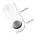 thumbnail image 2 of AURARMLET 5Set Reusable Clear Tennis Holder Simple Design Tennis Supply for Tennis Balls Container, 2 of 8