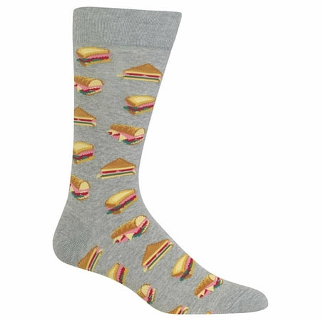Sandwiches Grey Crew Socks