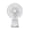 White, variant on RFUGUG 2400mAh Rechargeable Clip-On Fan - 3 Speed Settings, Versatile Portable Desk Fan for Treadmill, Shopping Cart, Bedside, Car, and Baby Stroller Use