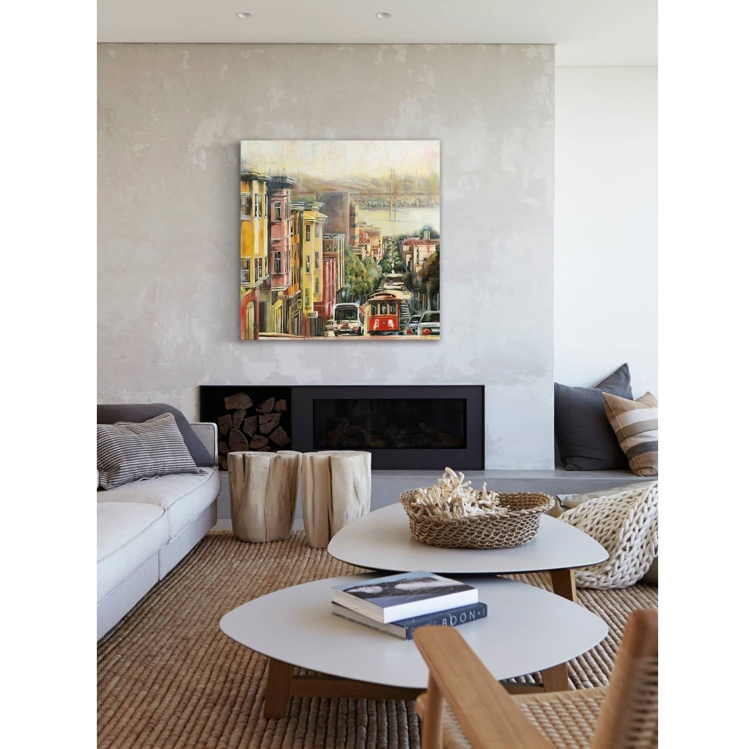 "Down to the Bay" Painting Print on Wrapped Canvas