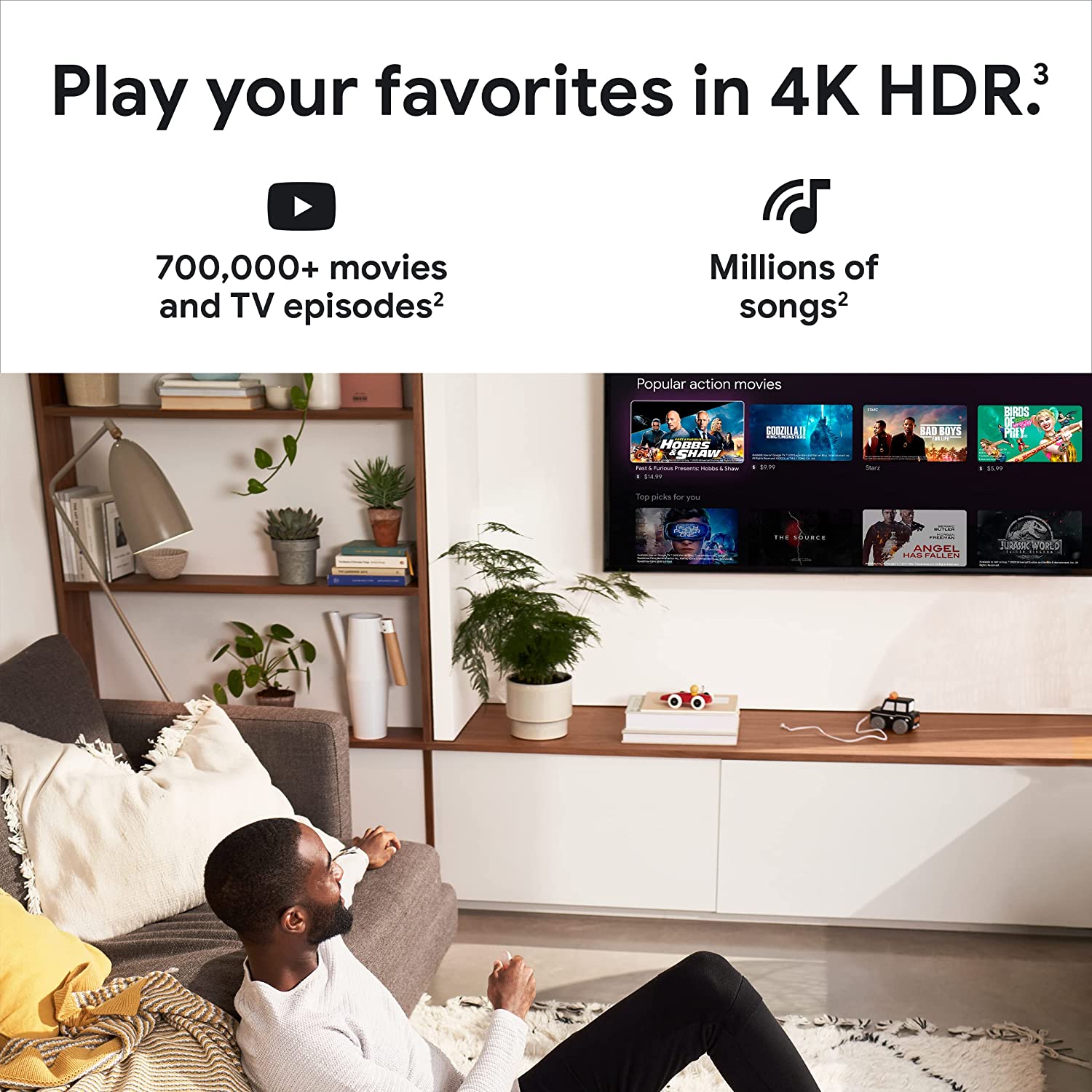 Chromecast with Google TV - Streaming Entertainment in 4K HDR - image 3 of 6