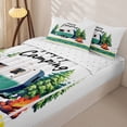 thumbnail image 3 of Homewish Rustic Camping Camper Zipper Full Size Comforter Sets with Fitted Sheet and 2 Pillowcases,Adventure Themed Zipper Bedding Set For Boys Kids,Reversible,4-Piece, 3 of 7