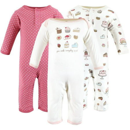 

Hudson Baby Infant Girls Cotton Coveralls Sweet Bakery 6-9 Months