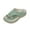 Green, variant on Fesfesfes Flip Flop Women's Flip Toe Casual Outerwear Sloping Heel Flat Bottomed Beach Sandals And Slippers 9(42)
