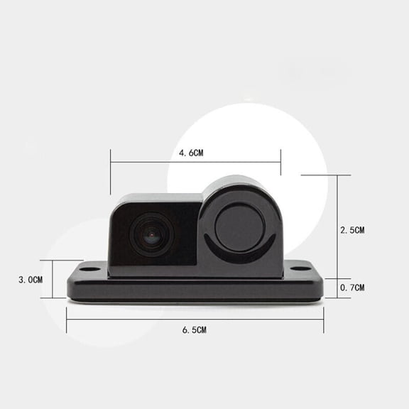 Car SUV parking reverse sensor radar rearview backup night vision camera IP67-