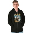 thumbnail image 3 of Popeye Stay Hungry Asian Inspired Zip Hoodie Sweatshirt Men Brisco Brands S, 3 of 6