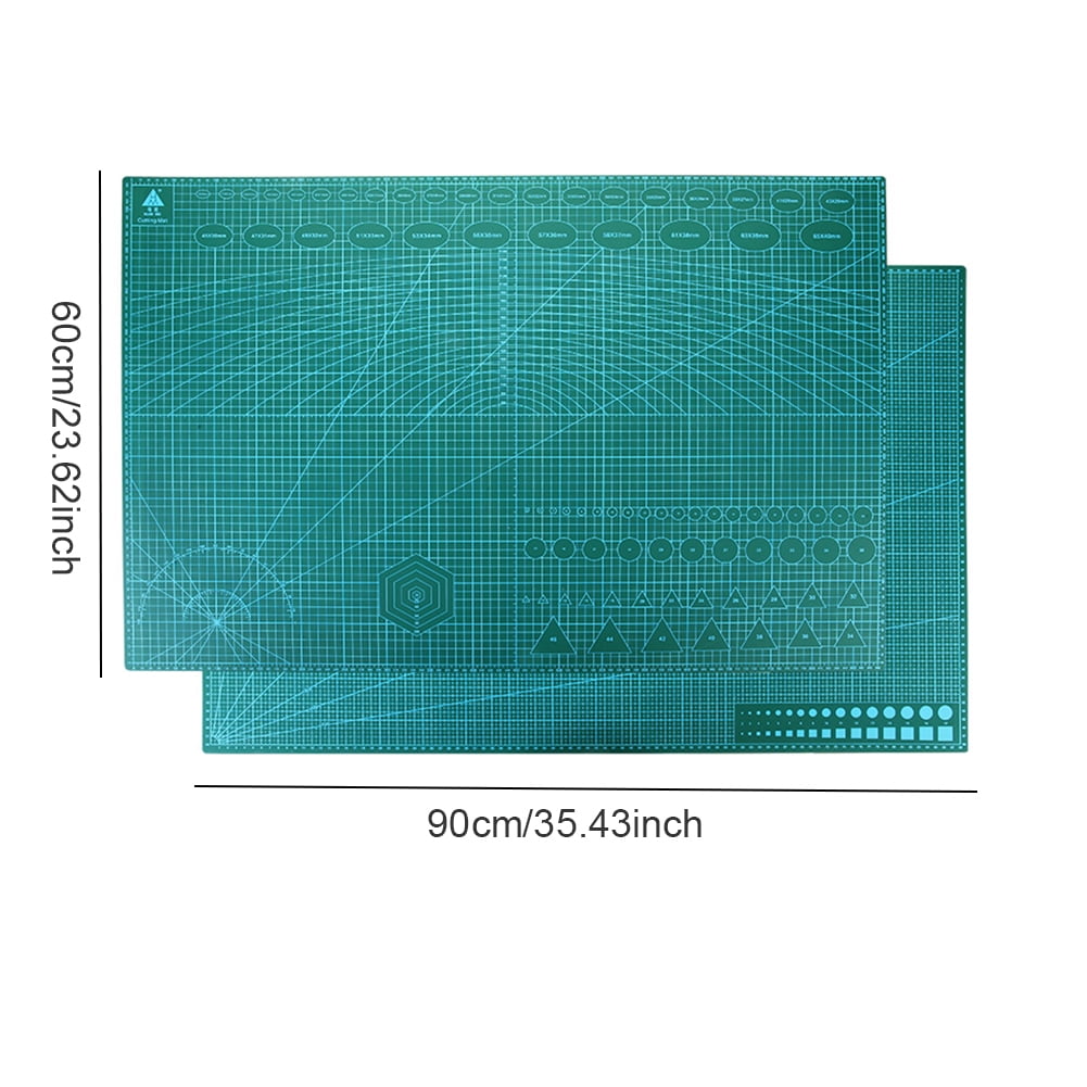 SHegdu 35.43" x 23.62" Self Healing Cutting Mat Gridded Cutting Board,Rotary Cutting Double-Sided 3 Layer Cutting Pad for Crafts, Sewing, Quilting, Scrapbooking