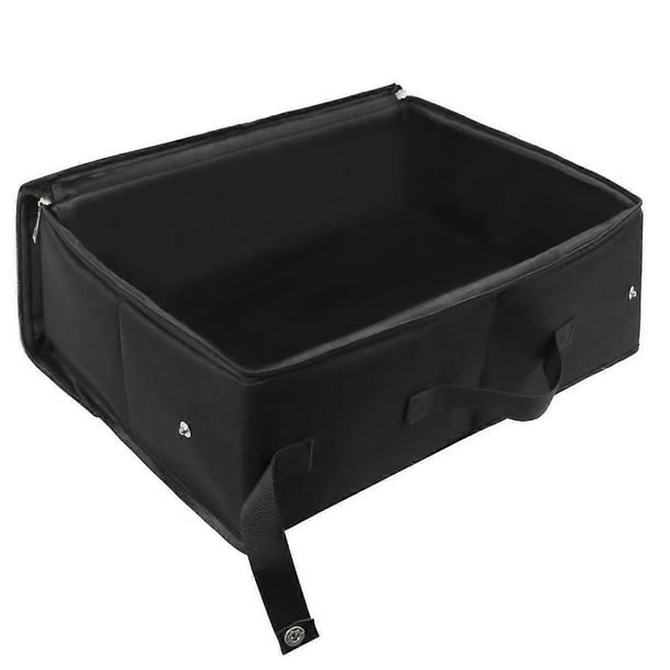 Arenero portátil con tapa, a prueba de fugas y plegable, ideal para viajes, estancias en hoteles y viajes por carretera.