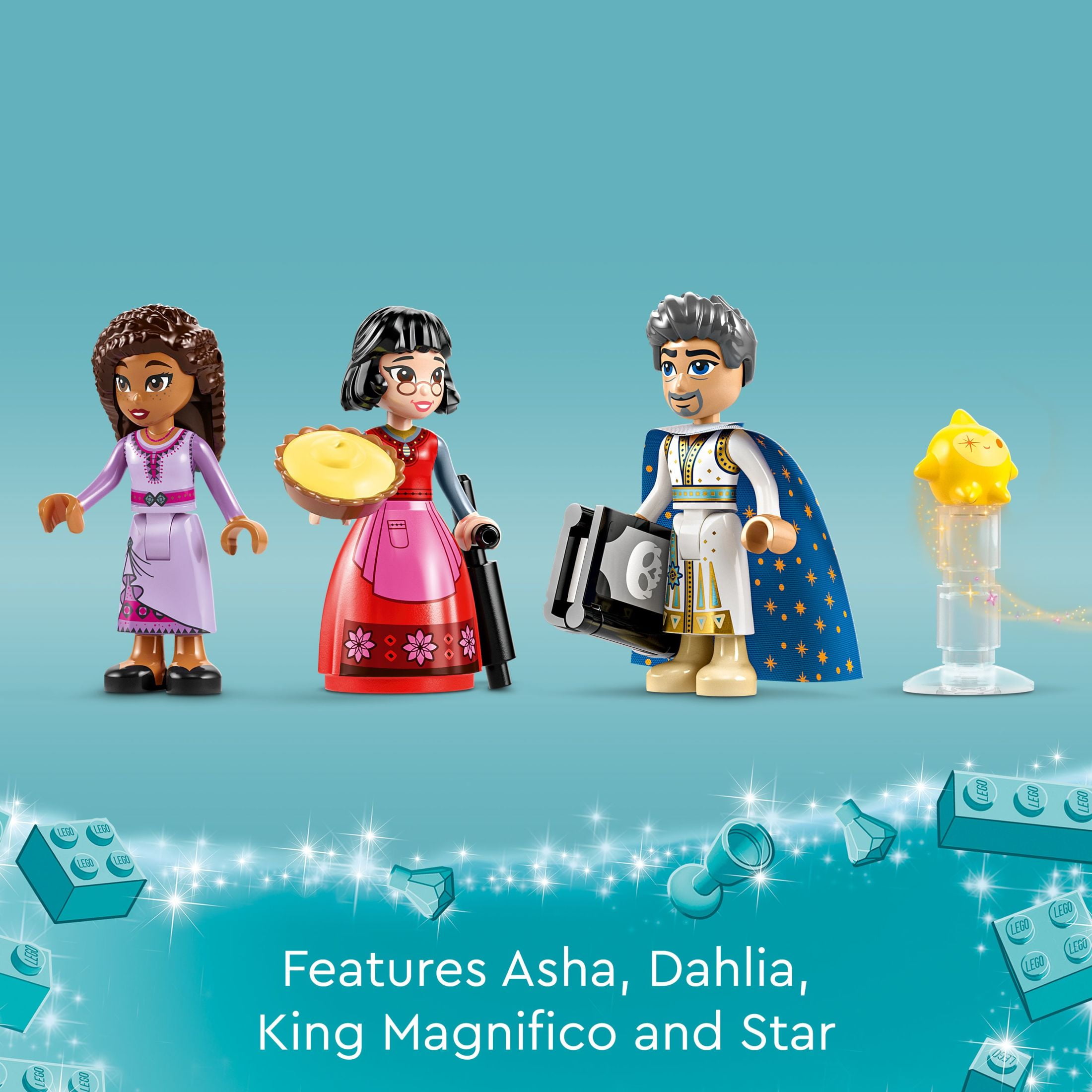 LEGO Disney Wish: King Magnifico’s Castle 43224 Building Toy Set, A Collectible Set for Kids Ages 7 and up to Play Out Favorite Scenes from the Disney Movie, Inspire Pretend Play within the Palace