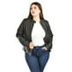 thumbnail image 2 of Chamarra estilo biker Roman Fashion /Tallas Extras, 7370 (Negro) negro 42, 2 of 8