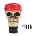 thumbnail image 2 of SKULL COOL LOOKING GEAR SHIFT KNOB WITH 3 ADAPTERS FOR MOST VEHICLES, 2 of 7