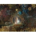 thumbnail image 2 of Wiley, Marta 14x12 Gold Ornate Wood Framed with Double Matting Museum Art Print Titled - Jesus Light, 2 of 4