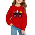 thumbnail image 6 of Mercatoo Halloween Sweatshirt for Boys Girls Graphic Printed Crewneck Long Sleeve Pullover Fall Loose Casual Tops, 6 of 8