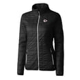 thumbnail image 2 of Women's Cutter & Buck Black Kansas City Chiefs Rainier PrimaLoft Eco Insulated Full-Zip Puffer Jacket, 2 of 3