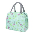 thumbnail image 4 of Bolsa impermeable para el almuerzo, bolsa térmica Oxford aislada para alimentos, bolsas para el almuerzo para Picnic, fiambrera más fresca para , VERDE Sunnimix Bolsas de almuerzo para picnic, 4 of 8