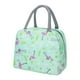 thumbnail image 4 of Bolsas térmicas para el almuerzo de comida , bolsa aislada con forro suave, fiambrera enfriadora Oxford, bolsa térmica para el almuerzo para , VERDE Macarena Bolsas de almuerzo para picnic, 4 of 8