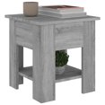 thumbnail image 2 of vidaXL Coffee Table Grey Sonoma 40x40x42 cm Engineered wood, 2 of 4