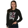 thumbnail image 4 of Breast Cancer Survivor Slay Every Day Women's Long Sleeve T Shirt Brisco Brands S, 4 of 6