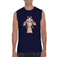 thumbnail image 1 of Normal is Boring - Men's Graphic T-Shirt Sleeveless, up to Men Size 3XL - Giraffe, 1 of 5