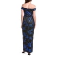 thumbnail image 2 of Adrianna Papell womens  Draped Gown, 2, Black, 2 of 4