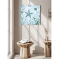 thumbnail image 3 of Teal Starfish Canvas Wall Art, Summer Shell Coral Watercolor Nautical Framed Wall Decor Modern Artwork Prints Painting for Living Room, Bedroom, Kitchen & Cafe Decor 8x8 Inch, 3 of 9