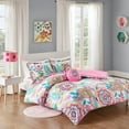 thumbnail image 2 of Regency Heights Full/Queen Comforter Sets, 4-Piece Floral Kids Bed Sets for All Season, Pink Bedding Comforter Sets for Girls, 2 of 5