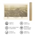 thumbnail image 4 of HISTORIX 1864 Chambersburg Pennsylvania Map Vintage Poster Wall Art Print, 24 x 36 Inch, 4 of 8