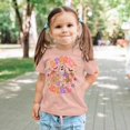 thumbnail image 3 of Spooky Babe Ghost Spooky Halloween Shirt for Infant and Toddler Youth Girls Peach Shirt 18 Months, 3 of 3