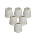 thumbnail image 2 of Royal Designs, Inc. Pleated Empire Chandelier Shade CS-109WH-6, White, 2 x 3.5 x 3.5, Pack of 6, 2 of 5