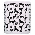 thumbnail image 3 of ThisWear Dog Owner Best Pitbull Dad Ever Paw Pattern Coffee Mug Bone Pattern, 3 of 4