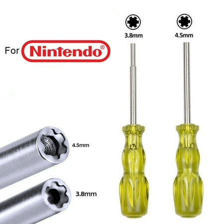 Screwdriver Bit Kit - TSV 3.8mm + 4.5mm Bits Screwdriver Tool Kit Open Cartridges Set for NES SNES N64 SFC Nintendo 64 Cartridges and Systems