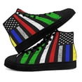 thumbnail image 4 of First Responder High Top Canvas Shoes Sneakers Black Size 11, 4 of 7