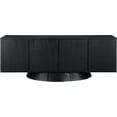 thumbnail image 3 of Meridian Furniture Bellona Black Oak Veneer Sideboard/Buffet, 3 of 11