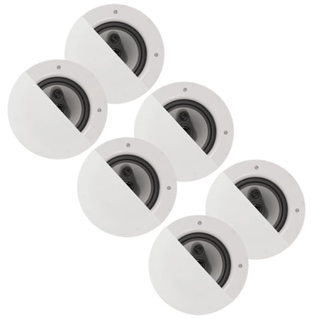 Acoustic Audio CSic64 Frameless In Ceiling 6.5 Speaker 3 Pair Pack 3 Way Home Theater Speakers - image 7