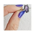 thumbnail image 2 of Natural Amethyst Purple Gemstone Coffin Ethnic Ring, Designer Handmade Jewelry For Women, Statement Ring, Birthday Gifts For Wife, Anniversary Gifts For Mom, February Birthstone (amethyst, Size 7), 2 of 5